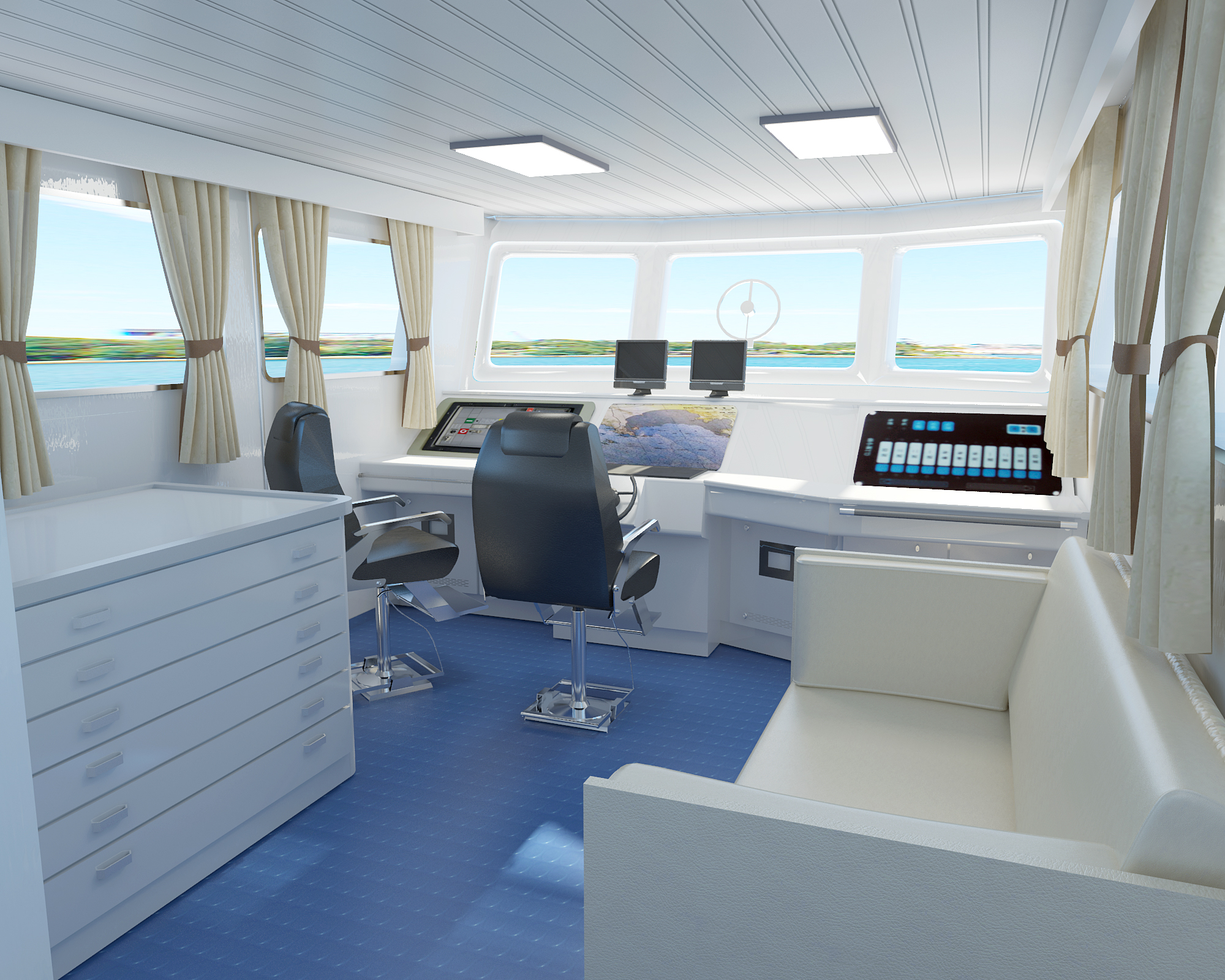 船舶設計多類型,長沙綠緣緣科技有限公司,長沙船用設備,船用主配電屏,船用磁力啟動器,船用操縱臺